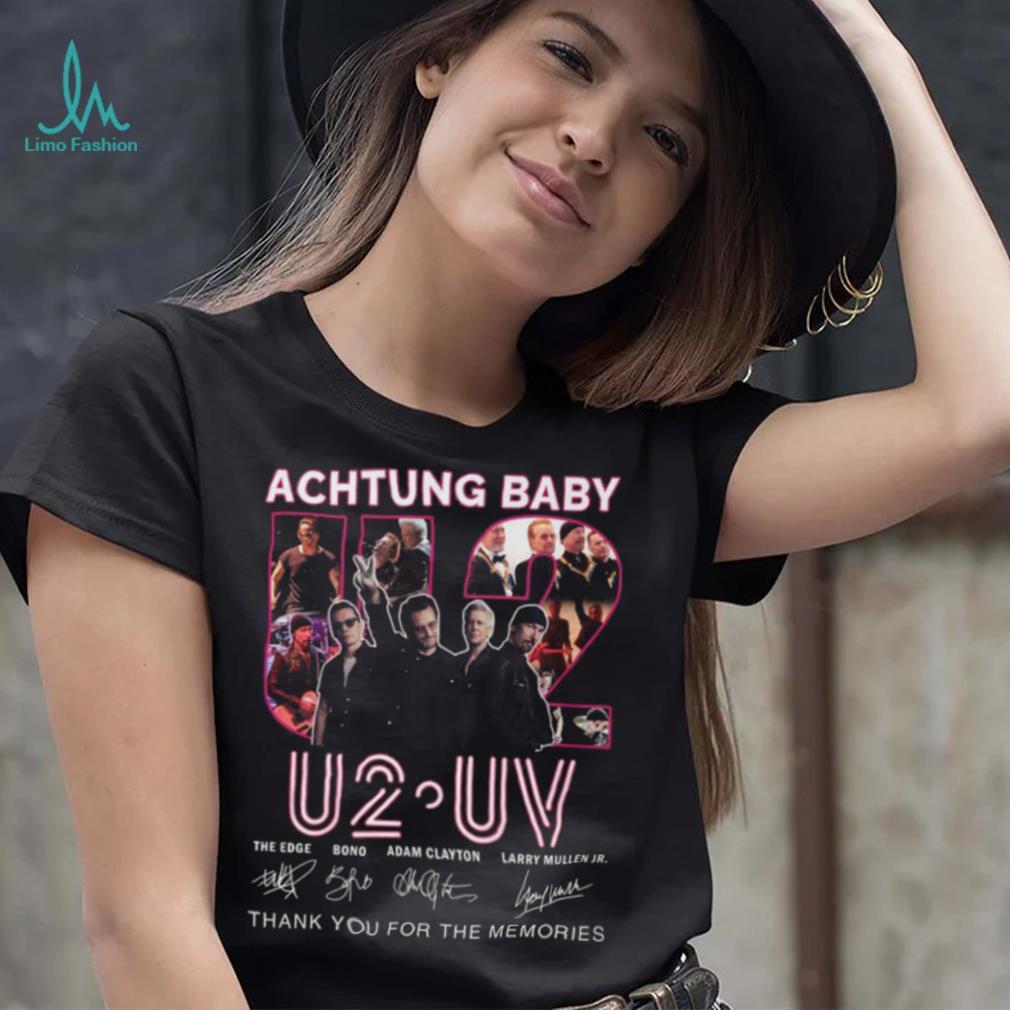 U2 UV Achtung Baby Thank You For The Memories T Shirt U2 UV Achtung Baby Thank You For The Memories T Shirt
