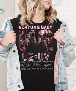 U2 UV Achtung Baby Thank You For The Memories T Shirt