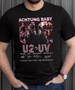 U2 UV Achtung Baby Thank You For The Memories T Shirt