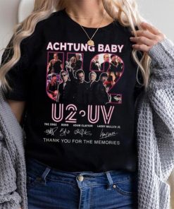 U2 UV Achtung Baby Thank You For The Memories T Shirt