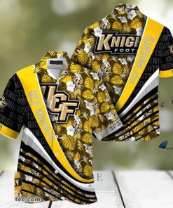 UCF Knights Summer Beach Hawaiian Shirt With Tropical Flower Pattern