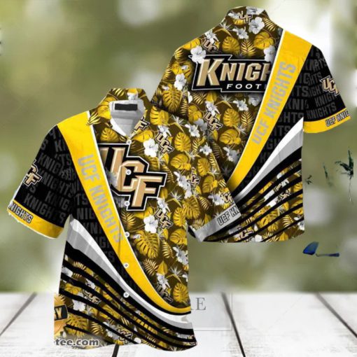 UCF Knights Summer Beach Hawaiian Shirt With Tropical Flower Pattern