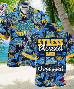 UCLA Bruins Summer Beach Hawaiian Shirt Stress Blessed Obsessed