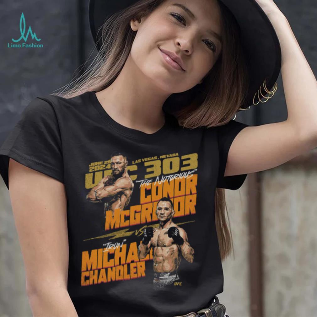 UFC 303 Conor McGregor Vs. Michael Chandler WHT Shirt UFC 303 Conor McGregor Vs. Michael Chandler WHT Shirt