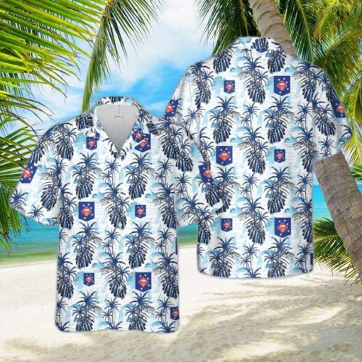 US Marine Corps 1st Marine Parachute Regiment Paramarines Hawaiian Shirt