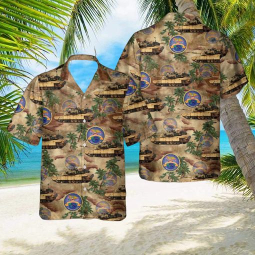 US Marine Corps M1A1 Abrams tank from the 13th MEU Hawaiian Shirt