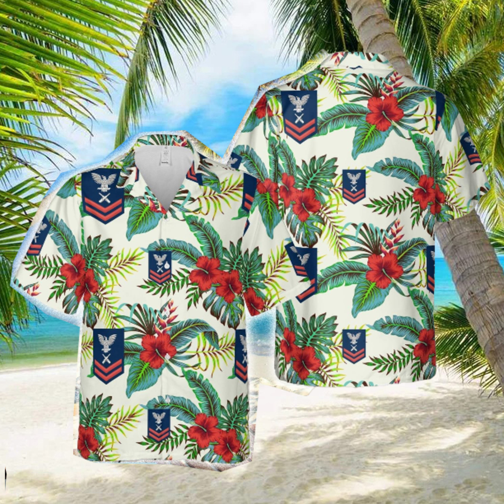 US Navy Red E_5 Gunner’s Mate GM Hawaiian Shirt US Navy Red E_5 Gunner’s Mate GM Hawaiian Shirt