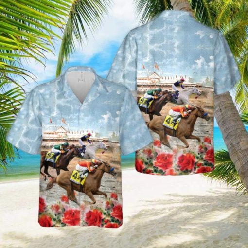 US Thoroughbred Horse Racing Hawaiian Shirt