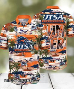 UTSA Roadrunners NCAA Flower Unique Full Print Hawaii Shirt And Tshirt