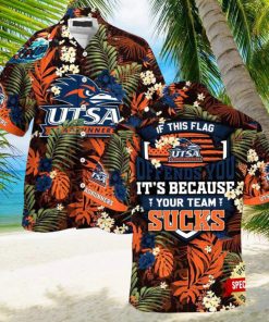 UTSA Roadrunners Summer Beach Hawaiian Shirt This Flag Offends You
