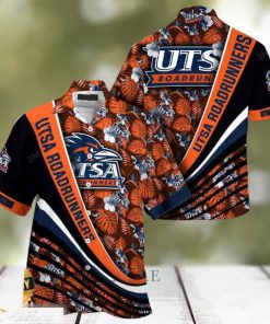 UTSA Roadrunners Summer Beach Hawaiian Shirt With Tropical Flower Pattern