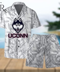 Uconn Huskies NCAA Men’s Basketball Final Four Pattern Hawaiian Set