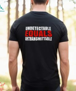 Undetectable equals untransmittable retro shirt