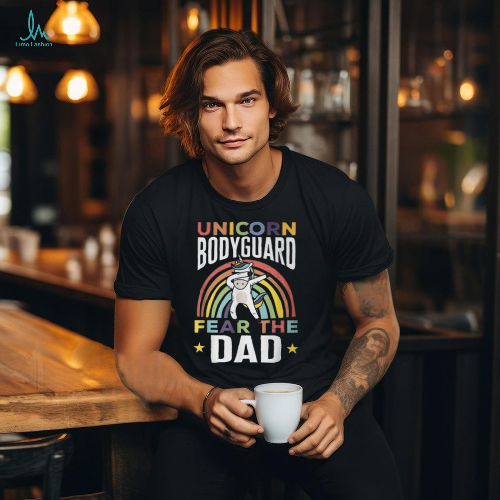 Unicorn Bodyguard Fear The Dad Unicorn Security Men T Shirt Unicorn Bodyguard Fear The Dad Unicorn Security Men T Shirt