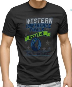 Unisex Stadium Essentials Heather Gray Minnesota Timberwolves 2024 Western Conference Finals T Shirt