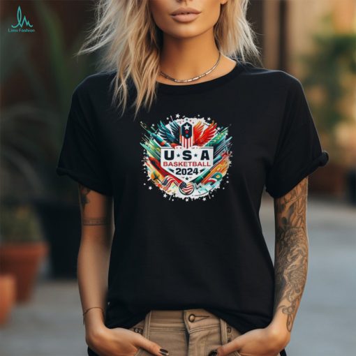 Usa 2024 United States Basketball American Sport 2024 Usa T Shirt