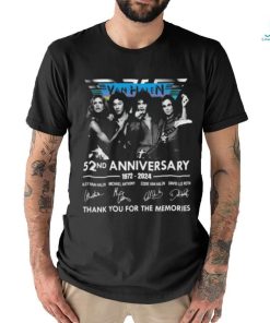 Van Halen 52nd Anniversary Thank You For The Memories Signatures T Shirt