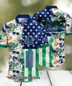 Vancouver Canucks NHL Flower Best Combo All Over Print Hawaii Shirt And Tshirt