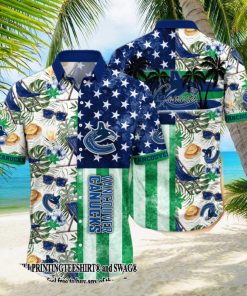 Vancouver Canucks NHL Flower Best Combo All Over Print Hawaii Shirt And Tshirt