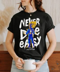 Vegeta God Dragon Ball never die easy character shirt