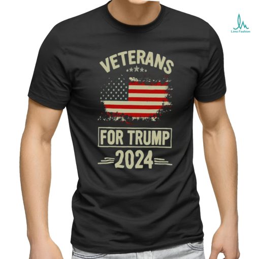 Veterans For Trump 2024   Veteran Day T Shirt