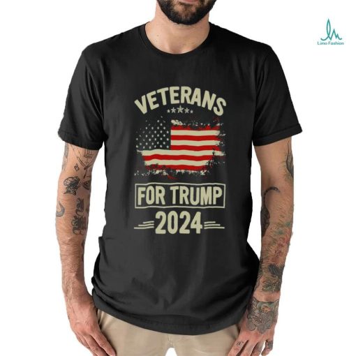 Veterans For Trump 2024   Veteran Day T Shirt