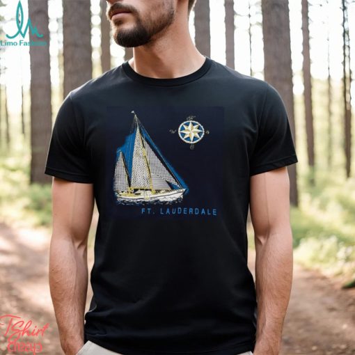Vintage Fort Lauderdale Florida Sailboat Shirt