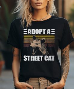 Vintage Opossum Possum Adopt A Street Cat T Shirt