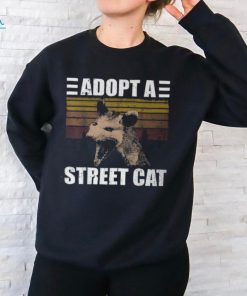 Vintage Opossum Possum Adopt A Street Cat T Shirt