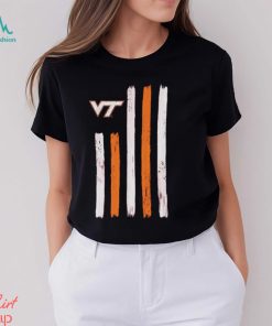 Virginia Tech Hokies Brushstroke flag 4th of July 2024 shirt