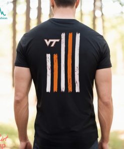 Virginia Tech Hokies Brushstroke flag 4th of July 2024 shirt