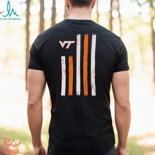 Virginia Tech Hokies Brushstroke flag 4th of July 2024 shirt