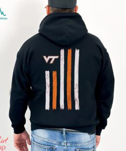 Virginia Tech Hokies Brushstroke flag 4th of July 2024 shirt