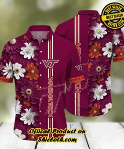 Virginia Tech Hokies NCAA1 Hawaiian Shirt Trending Summer. Gift For Fan