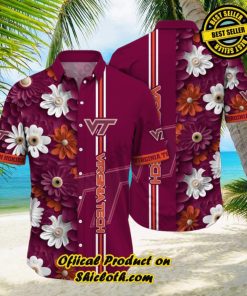 Virginia Tech Hokies NCAA1 Hawaiian Shirt Trending Summer. Gift For Fan