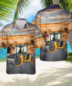 Volvo Road Construction Tandem Road Roller DD105 Hawaiian Shirt