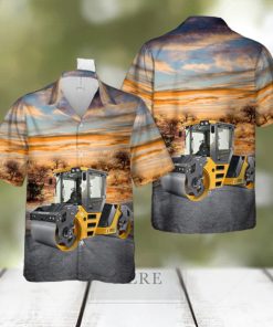 Volvo Road Construction Tandem Road Roller DD105 Hawaiian Shirt