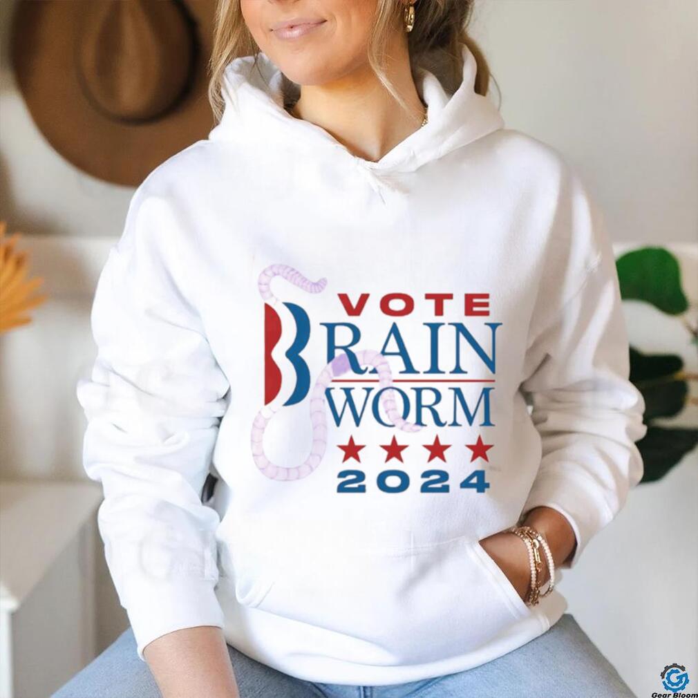 Vote brain worm 2024 star shirt Vote brain worm 2024 star shirt