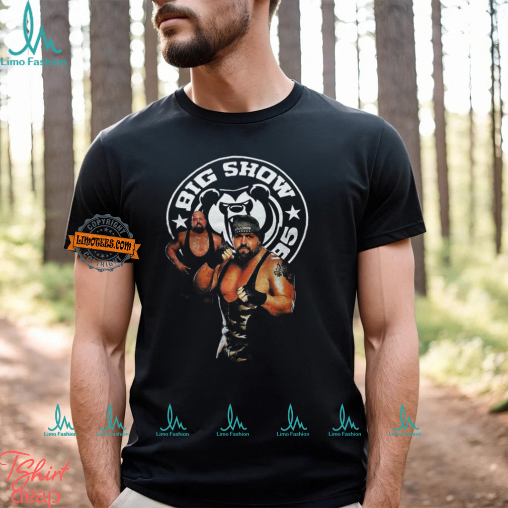 WWE Big Show Paul Wight Mens Black T shirt WWE Big Show Paul Wight Mens Black T shirt