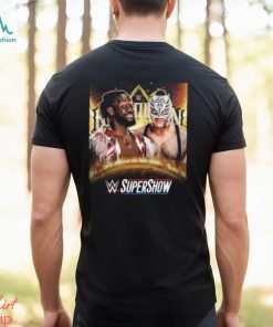 WWE Supershow King And Queen Of The Ring Matchup Head To Head Kofi Kingston Vs Rey Mysterio Unisex T Shirt