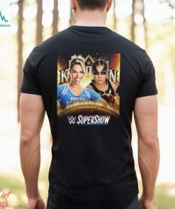 WWE Supershow King And Queen Of The Ring Matchup Head To Head Maxxine Dupri Vs Shayna Baszler Classic T Shirt