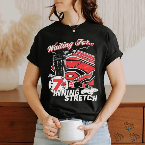 Waiting for 7th Inning Stretch Cleveland Baseball shirt