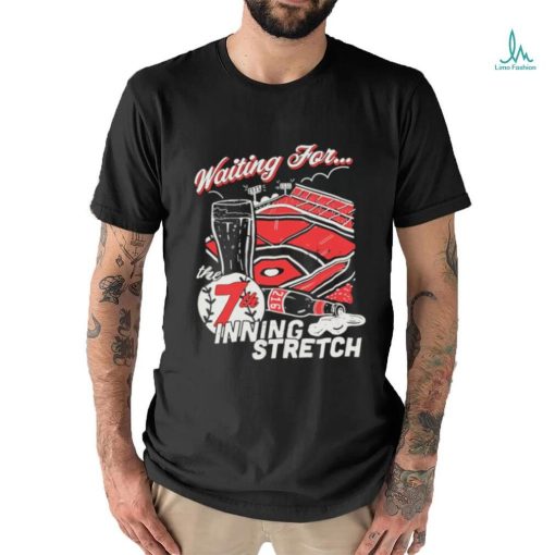 Waiting for 7th Inning Stretch Cleveland Baseball shirt