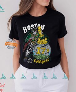 Warren Lotas ” 17x champs ” Boston celtics T shirt