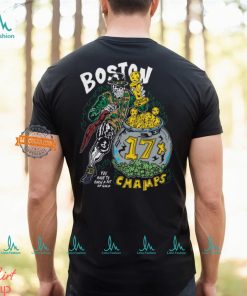 Warren Lotas ” 17x champs ” Boston celtics T shirt