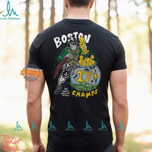 Warren Lotas ” 17x champs ” Boston celtics T shirt