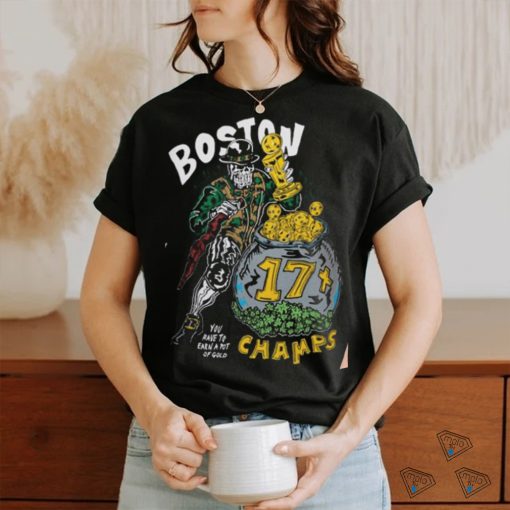 Warren Lotas Champs Boston celtics T shirt