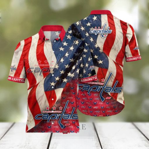 Washington Capitals NHL Flower New Type Hawaii Shirt And Tshirt