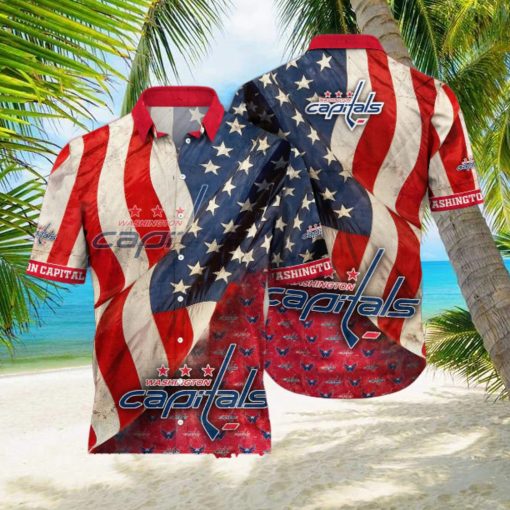 Washington Capitals NHL Flower New Type Hawaii Shirt And Tshirt