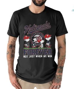 Washington Nationals Forever Not Just When We Win 2024 T shirt